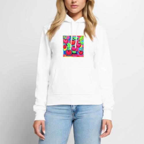 Pop Art Cherry Burst - Women's Premium Hoodie