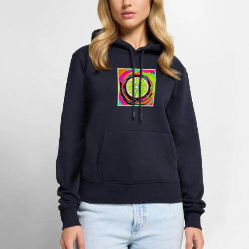 Lime Slice Pop Art - Women's Premium Hoodie