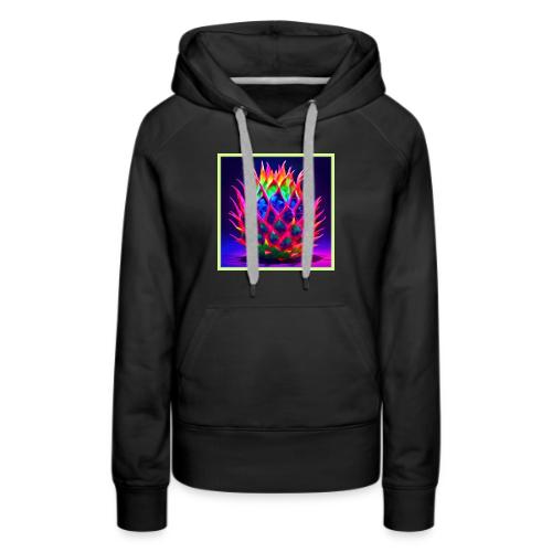 Electric Neon Dragon Fruit - Women's Premium Hoodie
