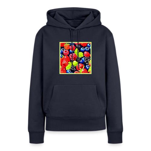 Colorful Berry Medley Design - Women's Premium Hoodie