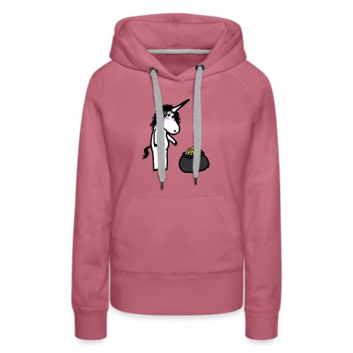 Unicorn receive gold - Women's Premium Hoodie