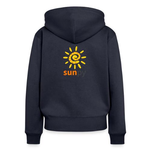 sunpy logo web - Women's Premium Organic Zip Hoodie