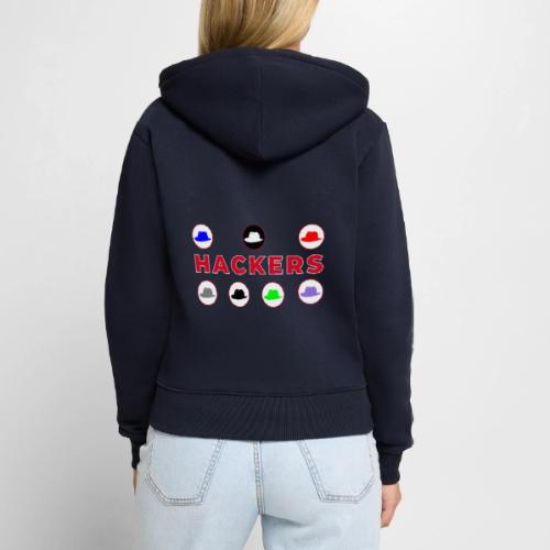 The Spectrum of Hackers - Women's Premium Organic Zip Hoodie