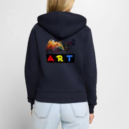 Pulse of Art - Women's Premium Organic Zip Hoodie