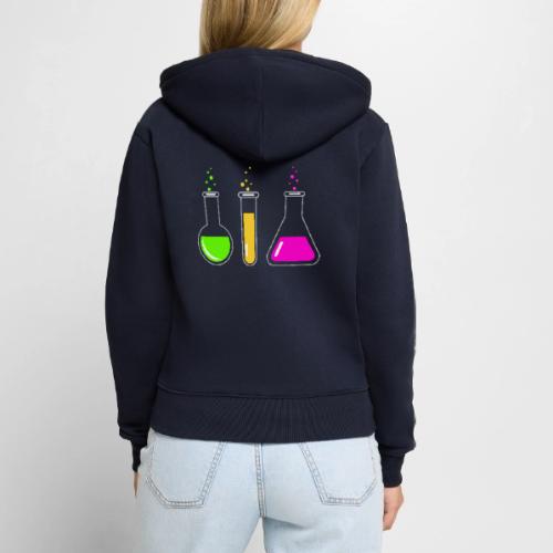 Colorful Chemistry - Women's Premium Organic Zip Hoodie