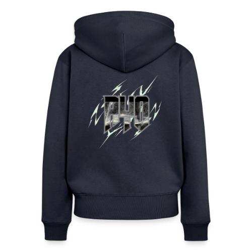 Ayo's Gray - Women's Premium Organic Zip Hoodie