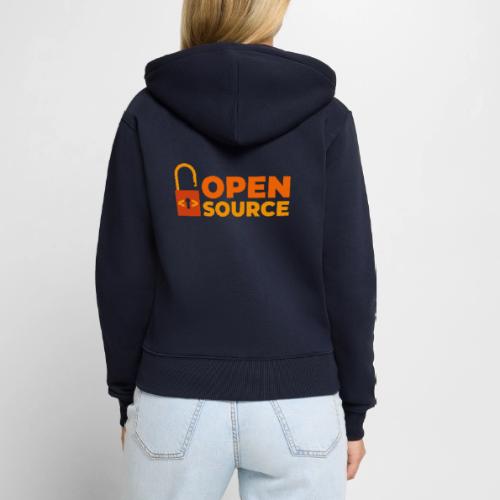 Open Source: Code is Freedom - Women's Premium Organic Zip Hoodie
