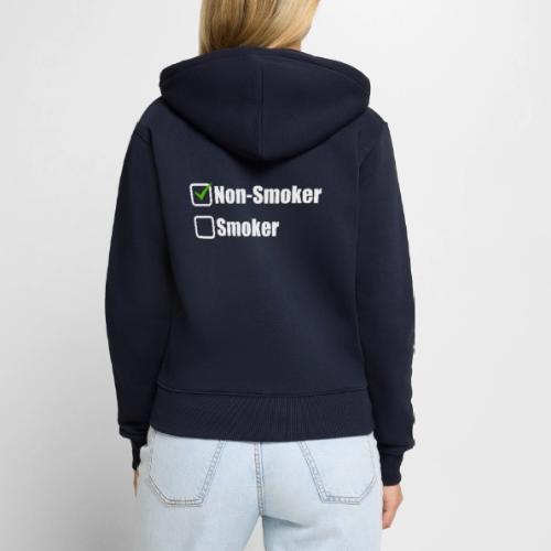 Non-smoker - Women's Premium Organic Zip Hoodie