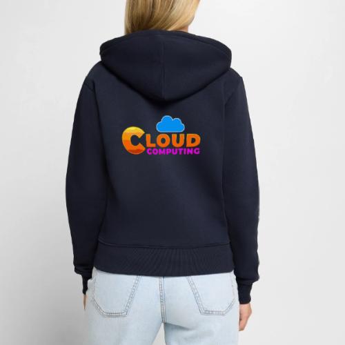 Cloud Computing - Women's Premium Organic Zip Hoodie