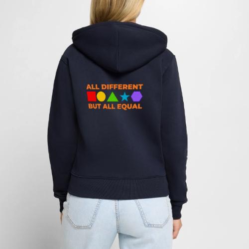 United in Diversity - Women's Premium Organic Zip Hoodie