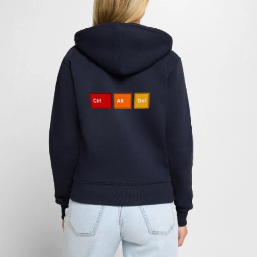 CTRL + ALT + DEL - Women's Premium Organic Zip Hoodie