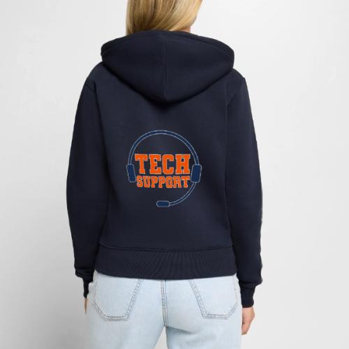 Tech Support Mode On - Women's Premium Organic Zip Hoodie