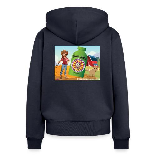 Nicole Sauce's Goat Juice - Women's Premium Organic Zip Hoodie