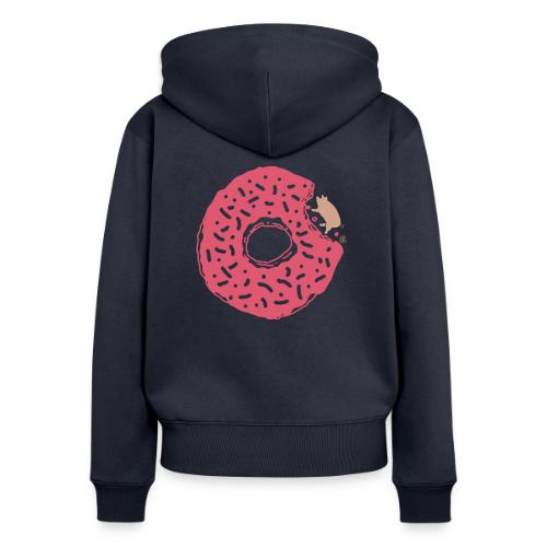 Pig and Donut - Women's Premium Organic Zip Hoodie