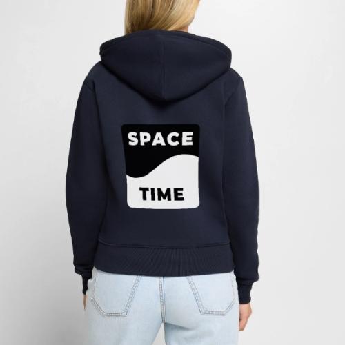Space-time: Warped Reality - Women's Premium Organic Zip Hoodie