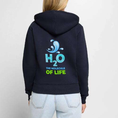The Molecule of Life - Women's Premium Organic Zip Hoodie