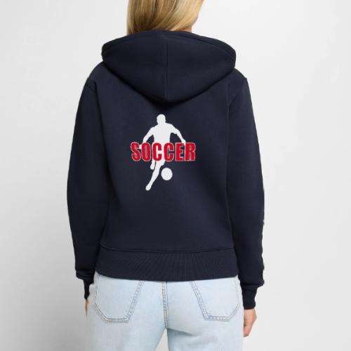Power Kick Soccer - Women's Premium Organic Zip Hoodie