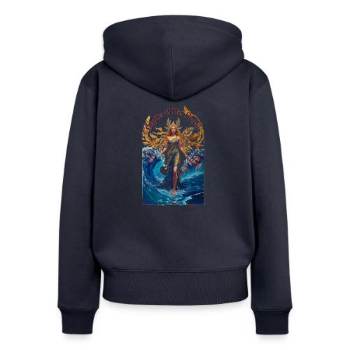 Women’s Day Tidal Sovereign T Shirt, Gift for Wife - Women's Premium Organic Zip Hoodie