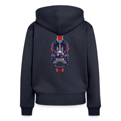 Paris Tower Legacy T Shirt, Soccer City Pride Gift - Women's Premium Organic Zip Hoodie