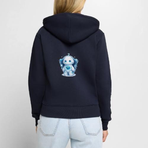 Snowy AI - Women's Premium Organic Zip Hoodie