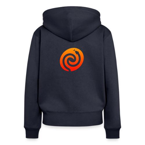 astropy logo - transparent - Women's Premium Organic Zip Hoodie