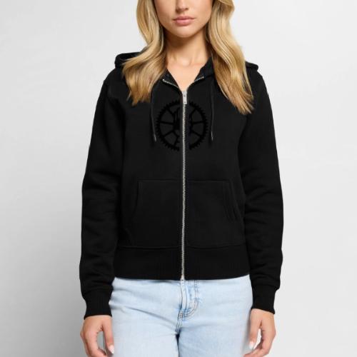 Rudge Chainring - Women's Premium Organic Zip Hoodie