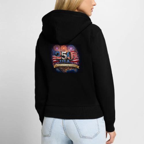USA 250th Celebration - Women's Premium Organic Zip Hoodie