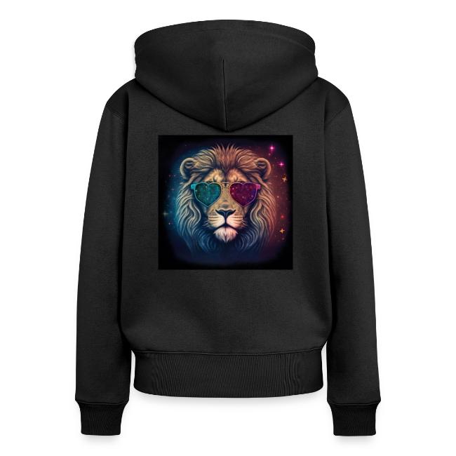 Jesus Lion of Judah wearing love glasses