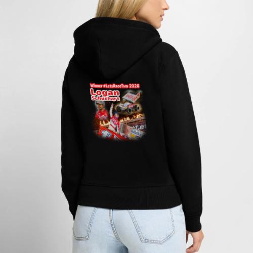 Logan Schuchart #LetsRaceTwo Winner - Women's Premium Organic Zip Hoodie