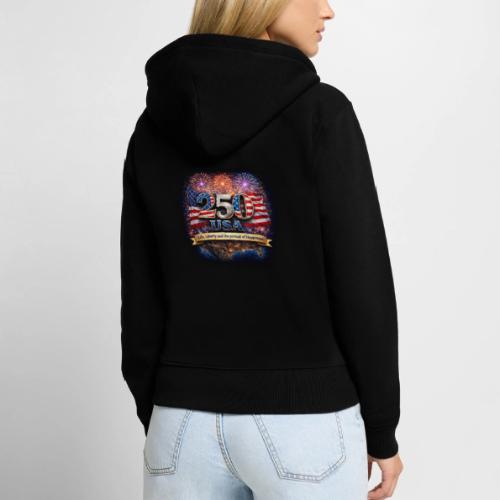USA 250th Celebration - Women's Premium Organic Zip Hoodie