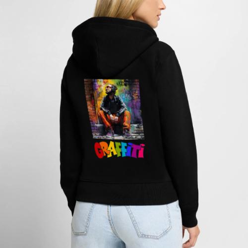Graffiti: Urban Art - Women's Premium Organic Zip Hoodie
