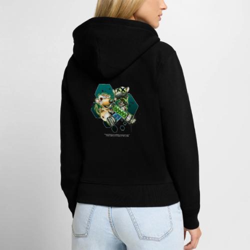 rats in love - Women's Premium Organic Zip Hoodie