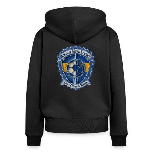 Buenos Aires Legacy T Shirt, Soccer City Pride Gif - Women's Premium Organic Zip Hoodie