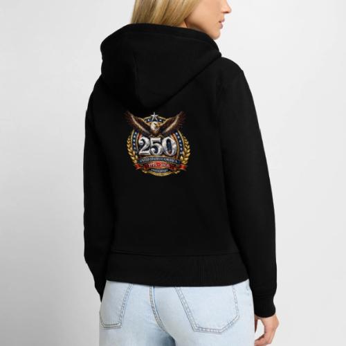 American Eagle USA 250th Anniversary 1776–2026 - Women's Premium Organic Zip Hoodie