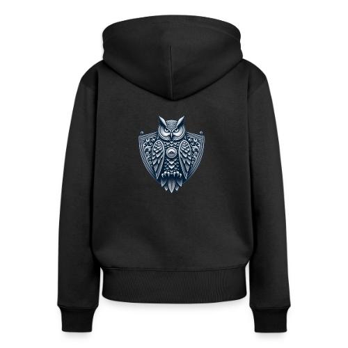 Night Watch Owl T Shirt, Sarcastic Dad Gift - Women's Premium Organic Zip Hoodie