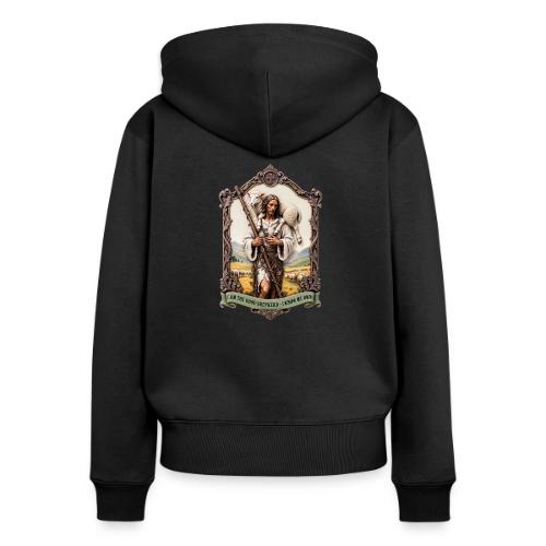 I Am The Good Shepherd T Shirt, Christian Gift - Women's Premium Organic Zip Hoodie