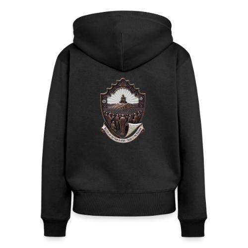 Sermon on the Mount T Shirt, Christian Faith Gift - Women's Premium Organic Zip Hoodie
