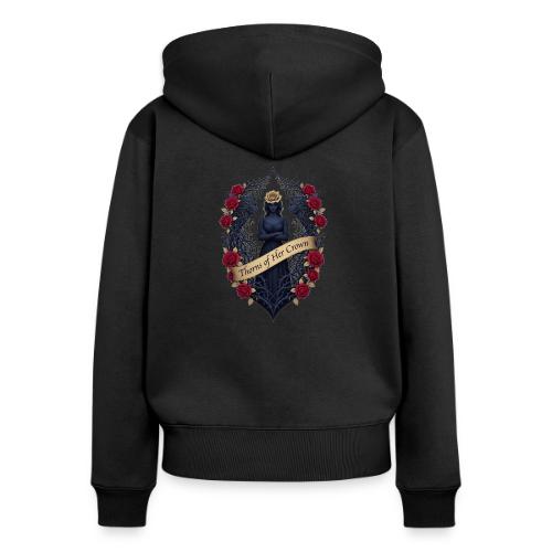 Women’s Day Thorn Crown T Shirt, Gift for Sister - Women's Premium Organic Zip Hoodie