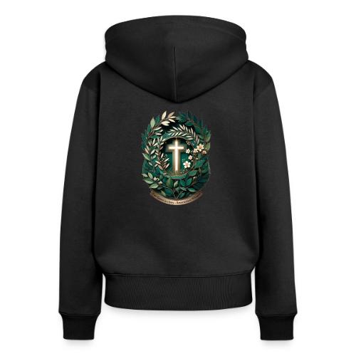 Easter Ever Green in Glory Laurel T Shirt, Gift - Women's Premium Organic Zip Hoodie