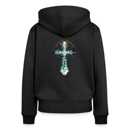 Easter Grace Cascades Eternal T Shirt, Mercy Gift - Women's Premium Organic Zip Hoodie