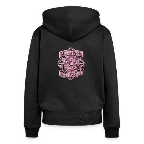 Miami City Pride T Shirt, Vibrant City Pride Gift - Women's Premium Organic Zip Hoodie