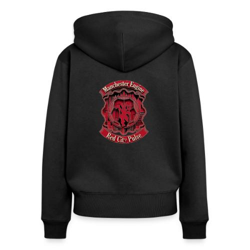Red Manchester T Shirt, Red Soccer City Pride Gift - Women's Premium Organic Zip Hoodie