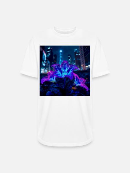 Plazma - Long Body Men’s T-Shirt - white