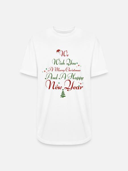 Christmas - Long Body Men’s T-Shirt - white