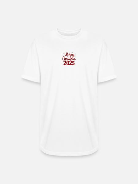 merry christmas - Long Body Men’s T-Shirt - white