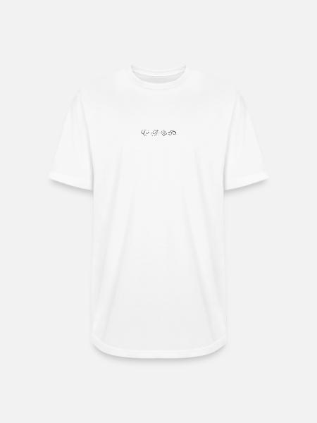 Summer Getaway Gear - Long Body Men’s T-Shirt - white