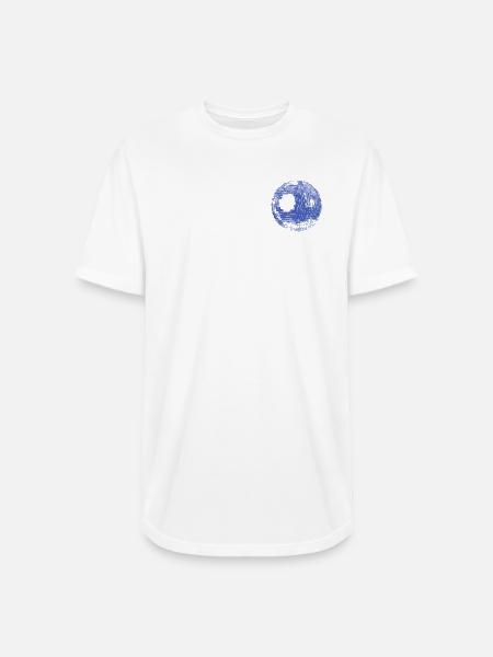 Retro Disco Ball - Long Body Men’s T-Shirt - white