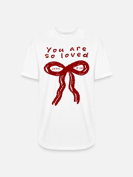 You Are So Loved - Long Body Men’s T-Shirt - white