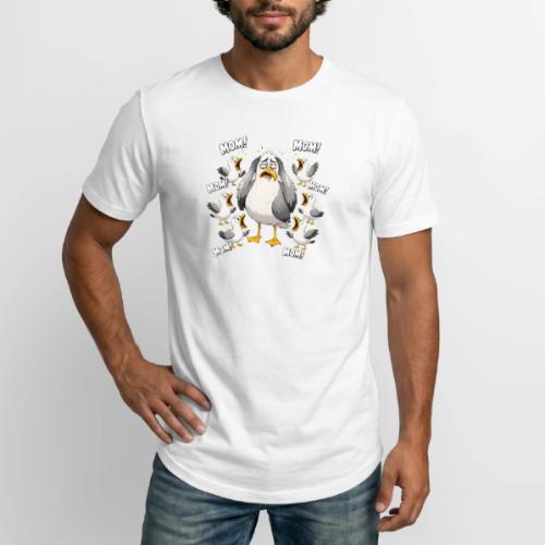 Seagull Mom Chaos - Long Body Men’s T-Shirt