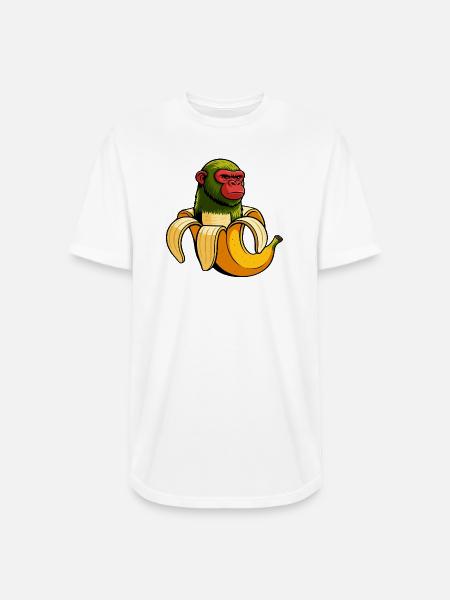 Chimpanzini Bananini Italian Brainrot Meme Art - Long Body Men’s T-Shirt - white